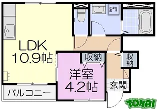 ディアシス【1階】の間取り