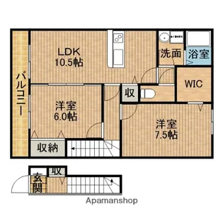 マイライフII【2階】の間取り