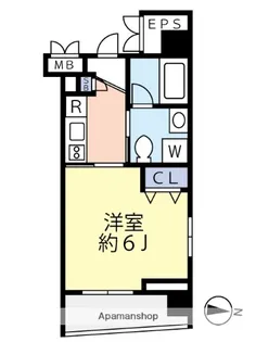 グランヴァンラクシス東大島【8階】の間取り