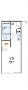 レオパレス駒の舞【2階】の間取り