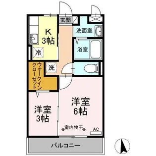 クレインハイム A【2階】の間取り
