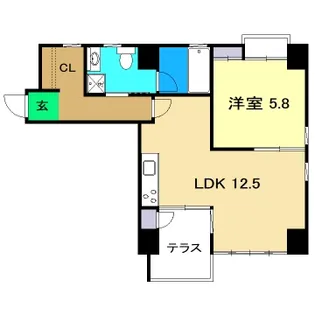 VENT BLANC【2階】の間取り
