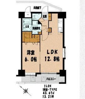 クリエート平尾駅前【3階】の間取り