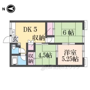 グリーンコーポ【2階】の間取り