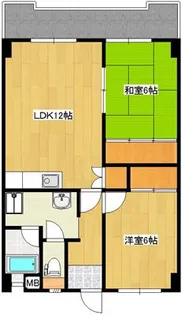 日下部ビル【1階】の間取り