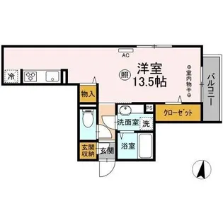 アペルタ【2階】の間取り