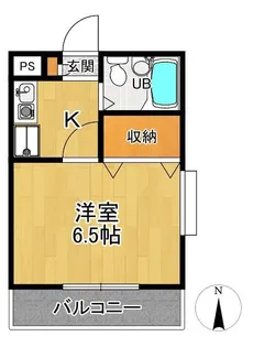 カーサカリート【2階】の間取り