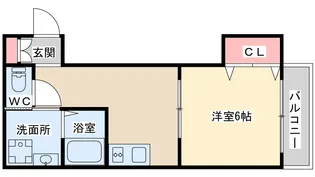東梅田レジデンス小島【5階】の間取り
