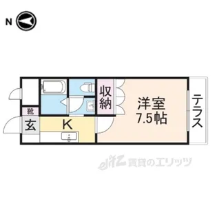 ラ・パンセ【1階】の間取り