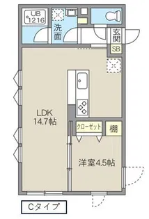 レピュア池袋本町レジデンス【3階】の間取り