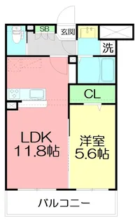 パーク喜平【3階】の間取り