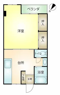 来の宮神田ビル【3階】の間取り