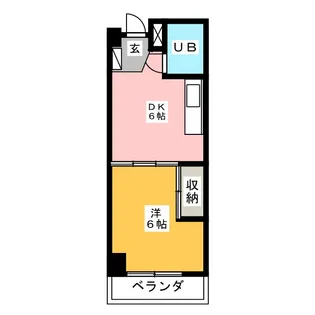 CARIBBIAN MANSION【5階】の間取り