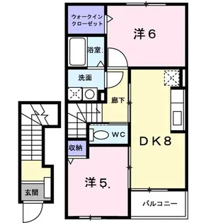 フォルシュ【2階】の間取り