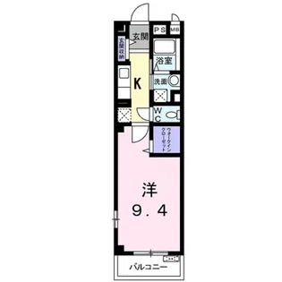 フェリーチェ ポネェンテ【1階】の間取り