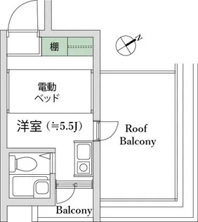 シャトル・ハイムI【4階】の間取り