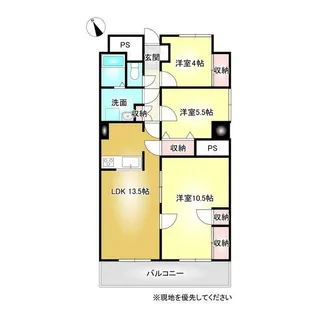 アーバンコート中須賀弐番館【10階】の間取り