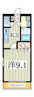 サニーコート南山B【1階】の間取り