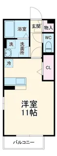 グランメール大成【2階】の間取り