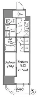 M-RESIDENCE西巣鴨【3階】の間取り