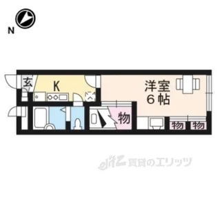 レオパレス沖野【2階】の間取り