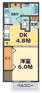 ループ若草【2階】の間取り