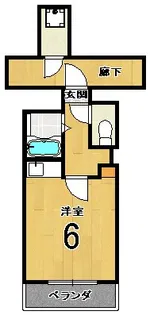 ホワイトグリーン本館【4階】の間取り