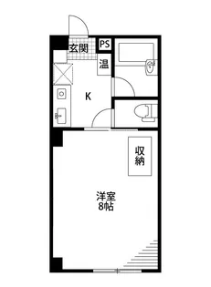 プラザ・ドゥ・ロード【1階】の間取り