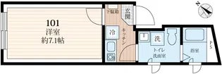 「楽器可マンション」ドルチェ西日暮里【1階】の間取り