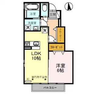 サンガーデン【1階】の間取り