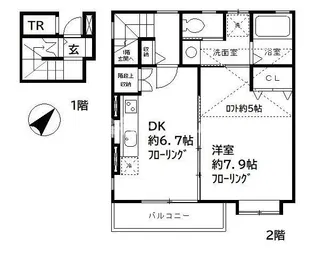 R&Edge【2階】の間取り
