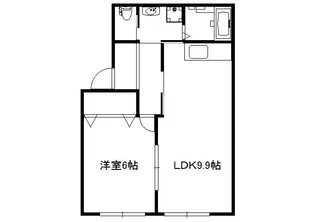 プランドールK【1階】の間取り