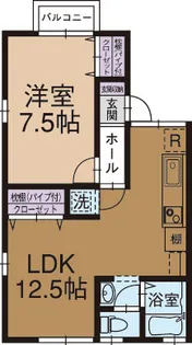 パインビレッジ・2【2階】の間取り