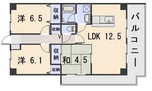 こすもす館【2階】の間取り
