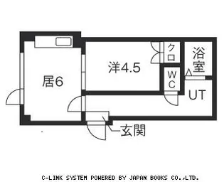 ハーベスト栄通【3階】の間取り