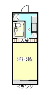 メゾンドヌール【2階】の間取り