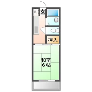 ハイライズ辻【2階】の間取り