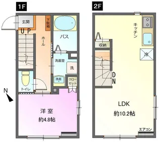 東京都八王子市元八王子町2【一戸建】の間取り