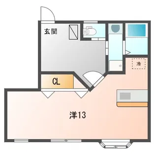 ノーブルハイム【2階】の間取り
