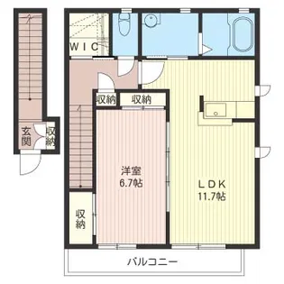 シエルビスタIII【2階】の間取り
