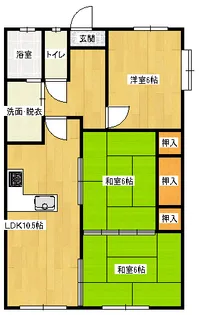 コーポ翔【3階】の間取り