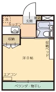 アポロ1【2階】の間取り