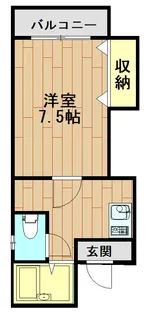 QS【3階】の間取り