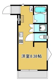 プレミア八王子【1階】の間取り