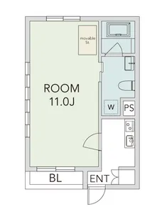 GranDuo恵比寿【5階】の間取り