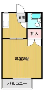 ハイム三原【2階】の間取り