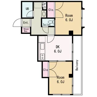 メゾン・ド・パール【2階】の間取り