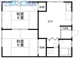 コーポ椿【2階】の間取り