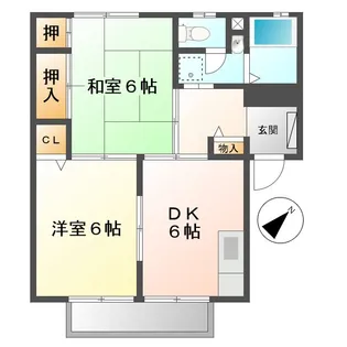 ディアス富士見台 C棟【2階】の間取り