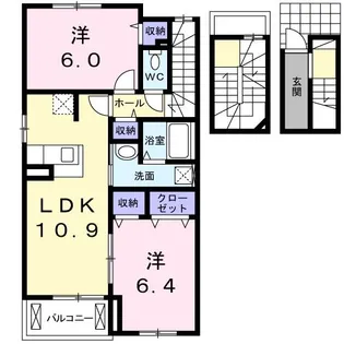 グラースガーデン【3階】の間取り